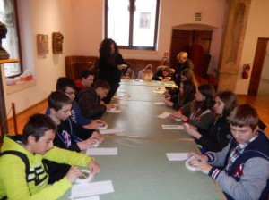 Učenici u radionici "Palača cara Dioklecijana"